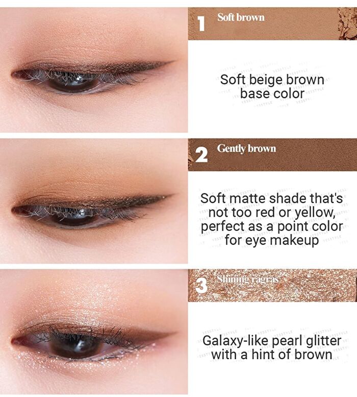 romand Better Than Eyes - 3 Types - #01 Dry Mango Tulip