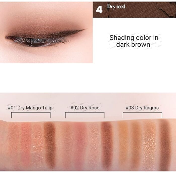romand Better Than Eyes - 3 Types - #01 Dry Mango Tulip