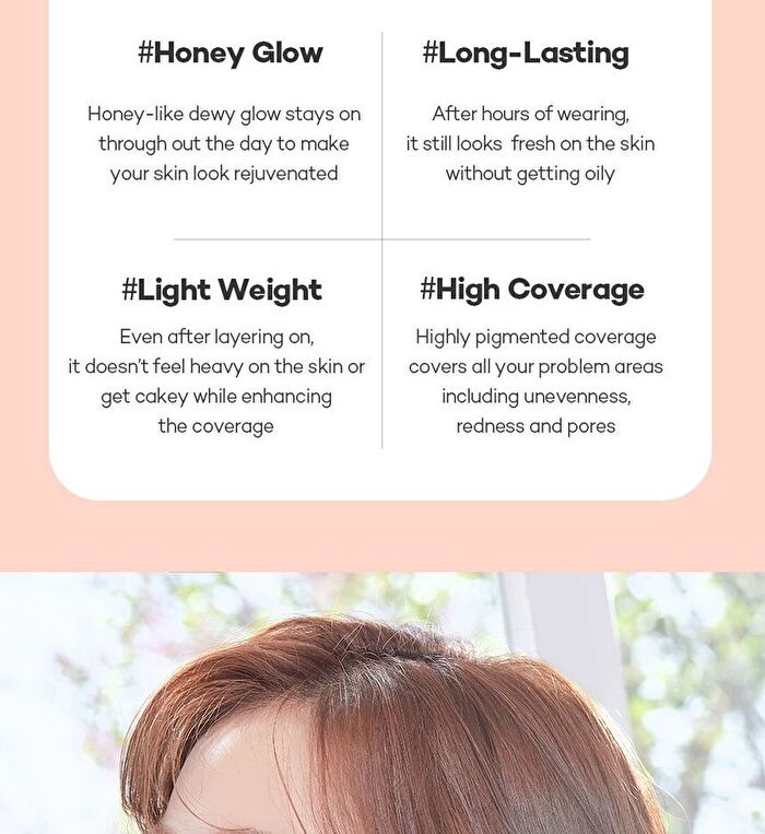 Honey Glow Cover Cushion - 2 Colors - #01 Ivory