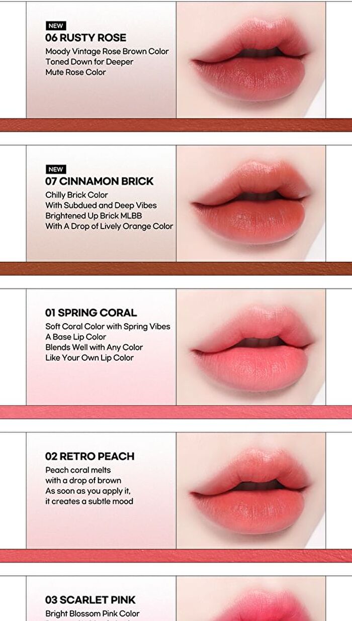 Easy Matte Lipstick - 5 Colors - Tangerine Red