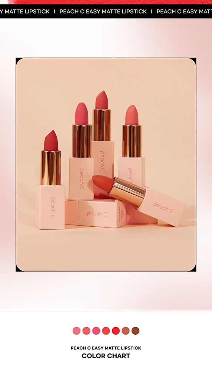 Easy Matte Lipstick - 5 Colors - Dahlia Red 