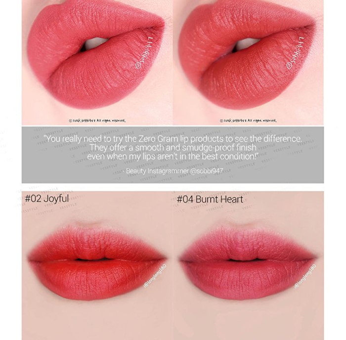 romand Zero Velvet Tint - 11 Colors - #08 Icy