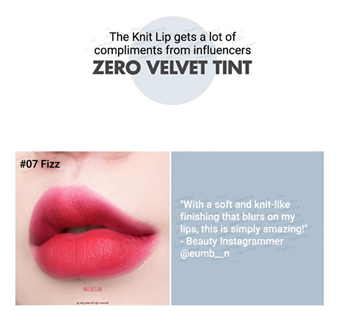 romand Zero Velvet Tint - 11 Colors - #08 Icy
