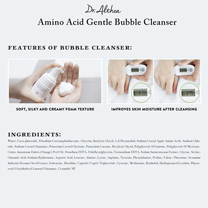 Amino Acid Gentle Bubble Cleanser - 140ml