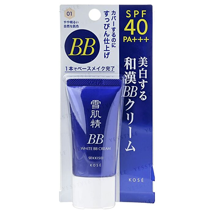 Sekkisei White BB Cream SPF 40 PA+++ - 01 Light - 30g