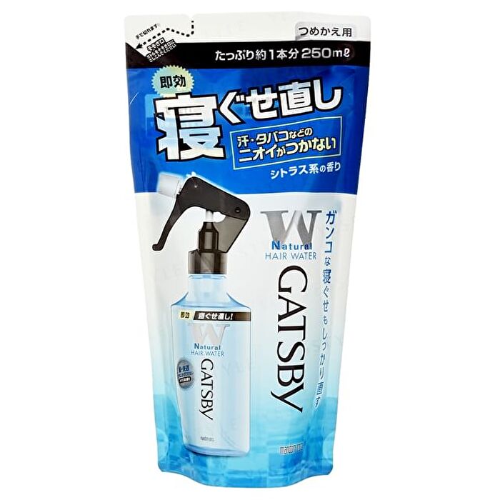 Gatsby Natural Hair Water - 250ml Refill