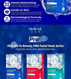 EX 8 Minutes Pro+ Super Ampoule Mask - Moisturizing - 3 pcs