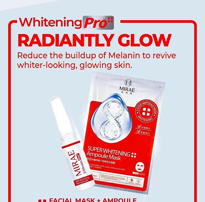 EX 8 Minutes Pro+ Super Ampoule Mask - Moisturizing - 3 pcs