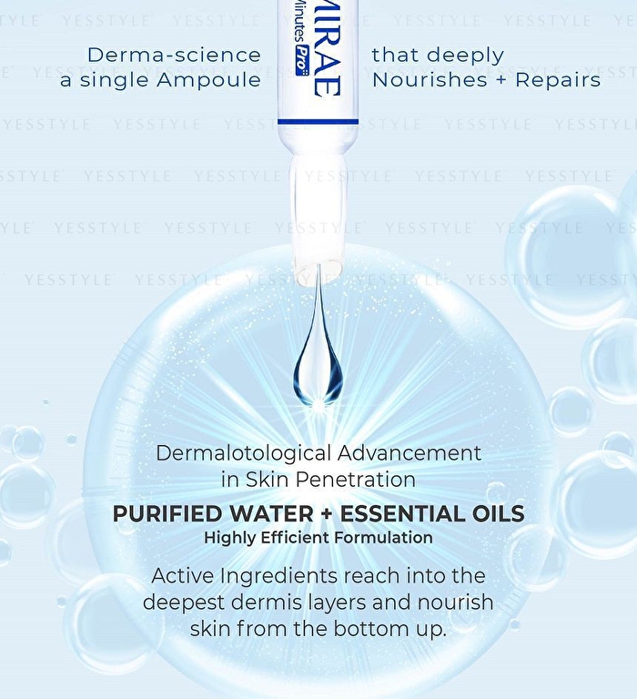EX 8 Minutes Pro+ Super Ampoule Mask - Moisturizing - 3 pcs