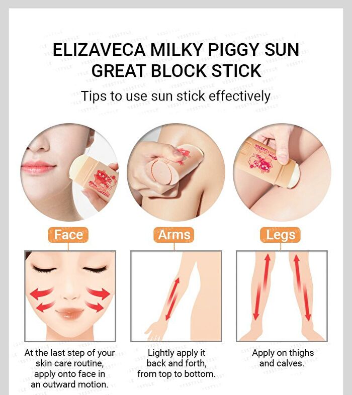 Milky Piggy Sun Great Block Stick - 22g