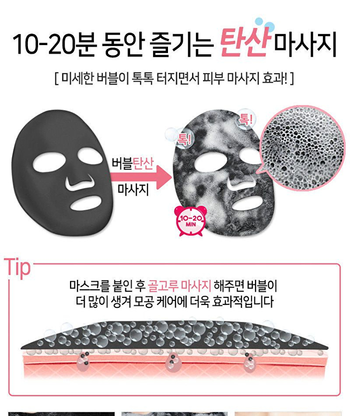 Witch Piggy Hell Pore Black Solution Bubble Serum Mask Pack Set - 28g x 5pcs