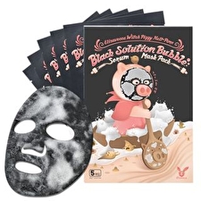 Elizavecca Witch Piggy Hell Pore Black Solution Bubble Serum Mask Pack Set - 28g x 5pcs