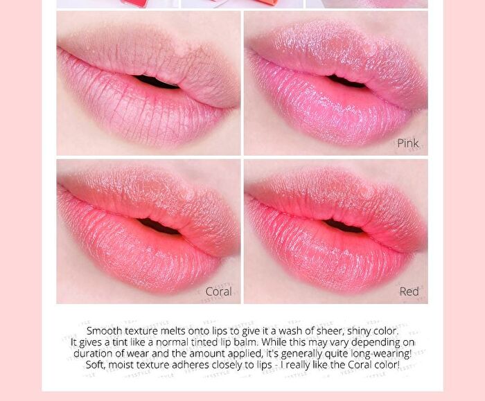 Moisture Tint Lip Balm - 4 Colors - #01 Pink