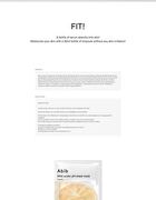Mild Acidic pH Sheet Mask Set - 6 Types - Aqua Fit