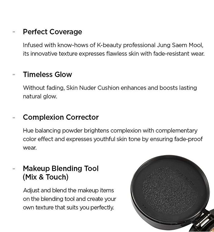 Jung Saem Mool Essential Skin Nuder Cushion Set - 7 Colors - #17 Fair-Light