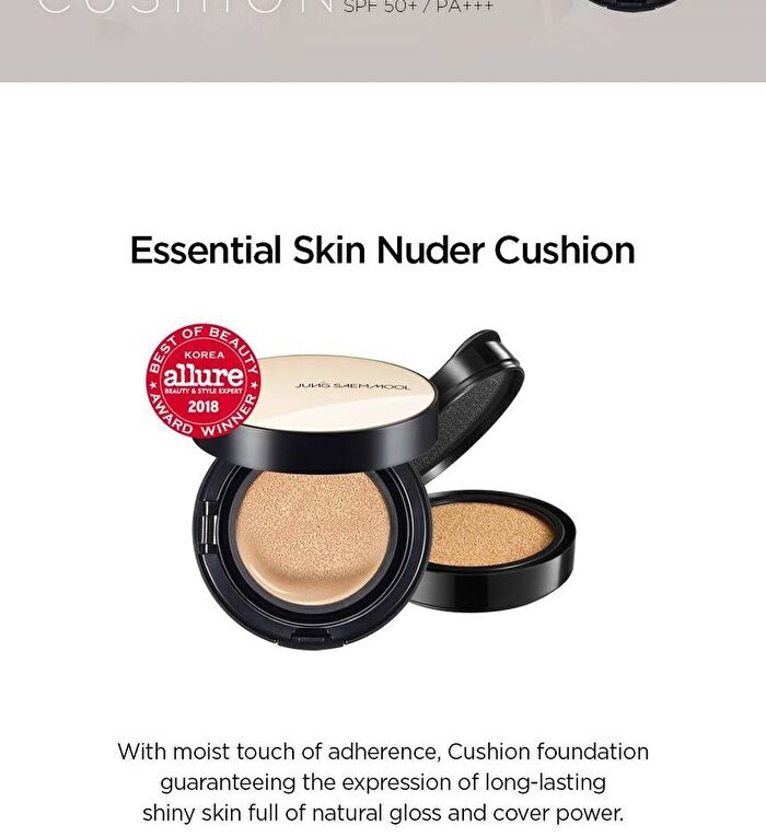 Jung Saem Mool Essential Skin Nuder Cushion Set - 7 Colors - Medium Deep