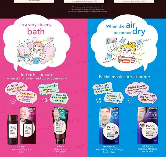 Biore Tegotae Nighttime Intensive Moisture Eye Mask - 8 pairs