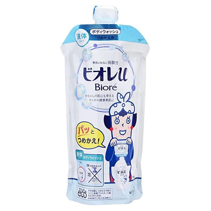 Biore U Body Soap - Green Citrus - 340ml Refill