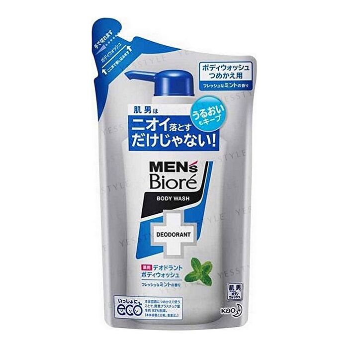 Men\'s Biore Deodorant Body Wash - Clean Soap - 440ml