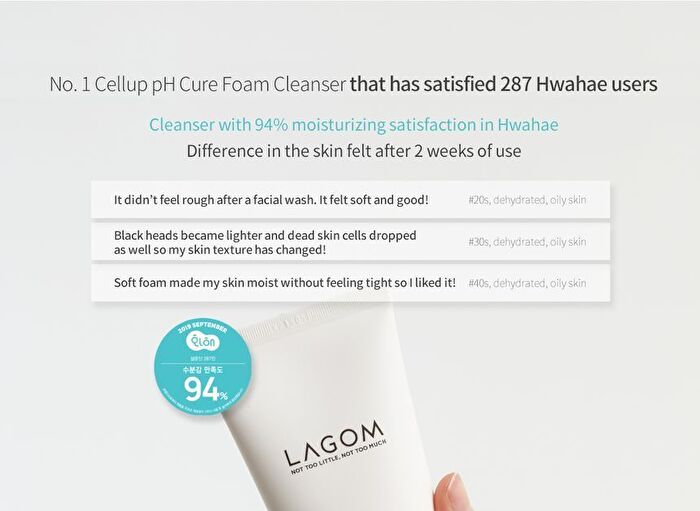 Lagom Cellup pH Cure Foam Cleanser - 120ml