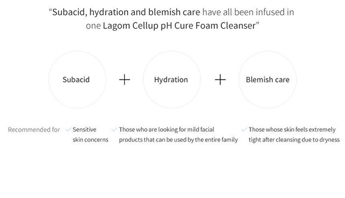 Lagom Cellup pH Cure Foam Cleanser - 120ml