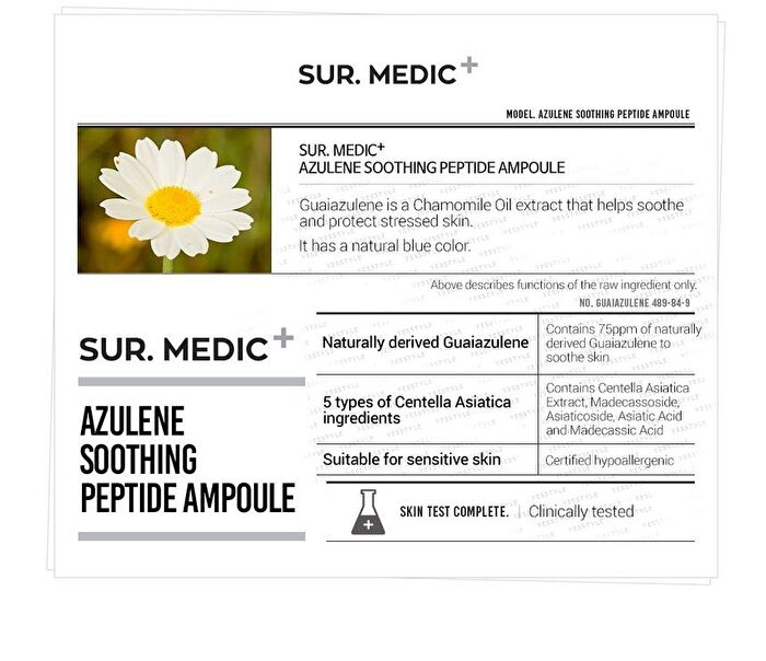 Surmedic Azulene Soothing Peptide Ampoule - 80ml