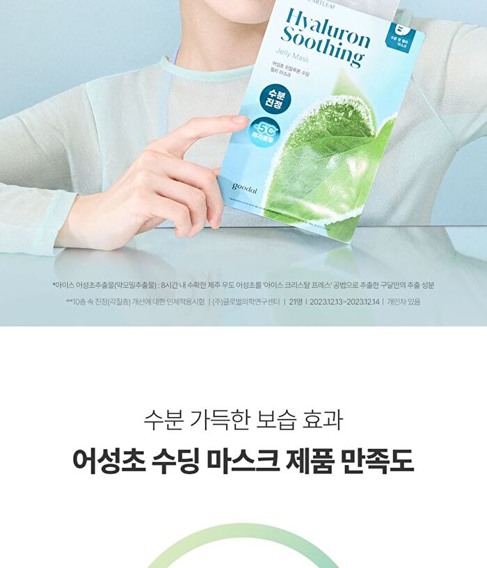 Ice Heartleaf Hyaluron Soothing Jelly Mask - 30g x 1 pc