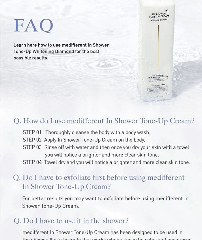 In-Shower Tone Up Cream - 300ml