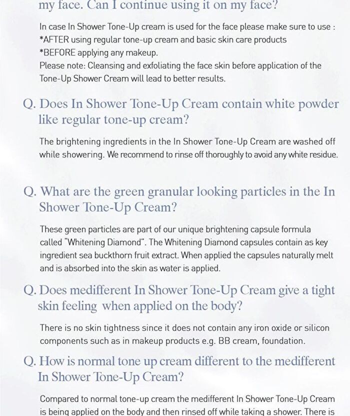 In-Shower Tone Up Cream - 300ml
