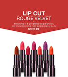Vdivov Lip Cut Rouge VELVET - 8 Colors - OR203 Apgujeong Orange