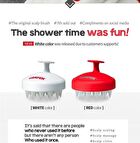 Grafen Edge Finger Shampoo Brush - 2 Colors - Red