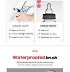 Grafen Edge Finger Shampoo Brush - 2 Colors - Red