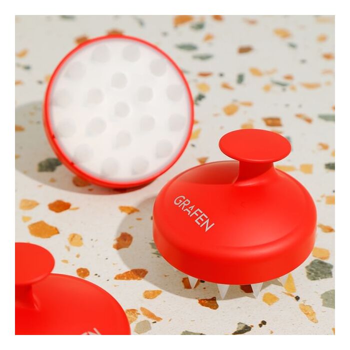Grafen Edge Finger Shampoo Brush - 2 Colors - White