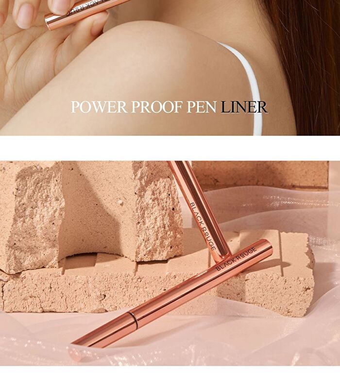 Black Rouge Power Proof Pen Liner - 2 Colors - P02 Deep Brown