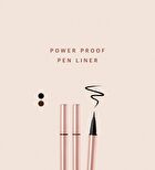 Black Rouge Power Proof Pen Liner - 2 Colors - P02 Deep Brown