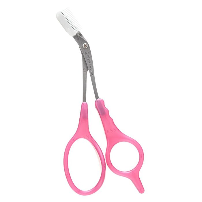 Eyebrow Scissors DX With Comb Pink - 1 pc