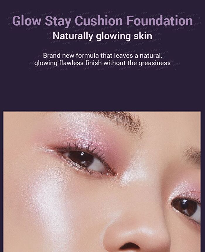 Glow Stay Cushion Foundation Set - 3 Colors - #002 Porcelain