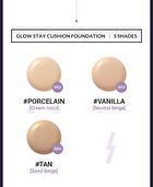 Glow Stay Cushion Foundation Set - 3 Colors - #002 Porcelain