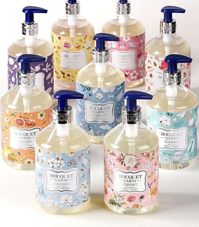 Bouquet Garni Body Shower - 8 Types - 520ml - Rose Garden