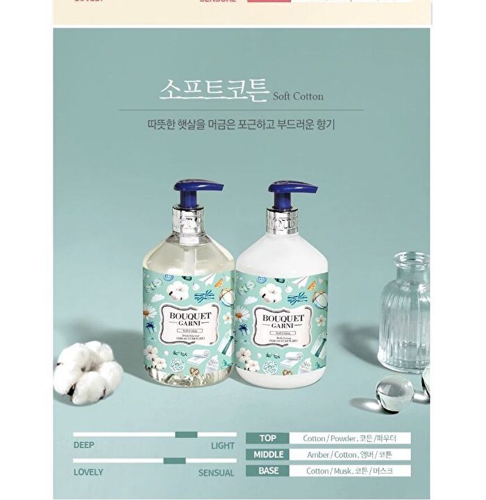 Bouquet Garni Body Shower - 8 Types - 520ml - Rose Garden