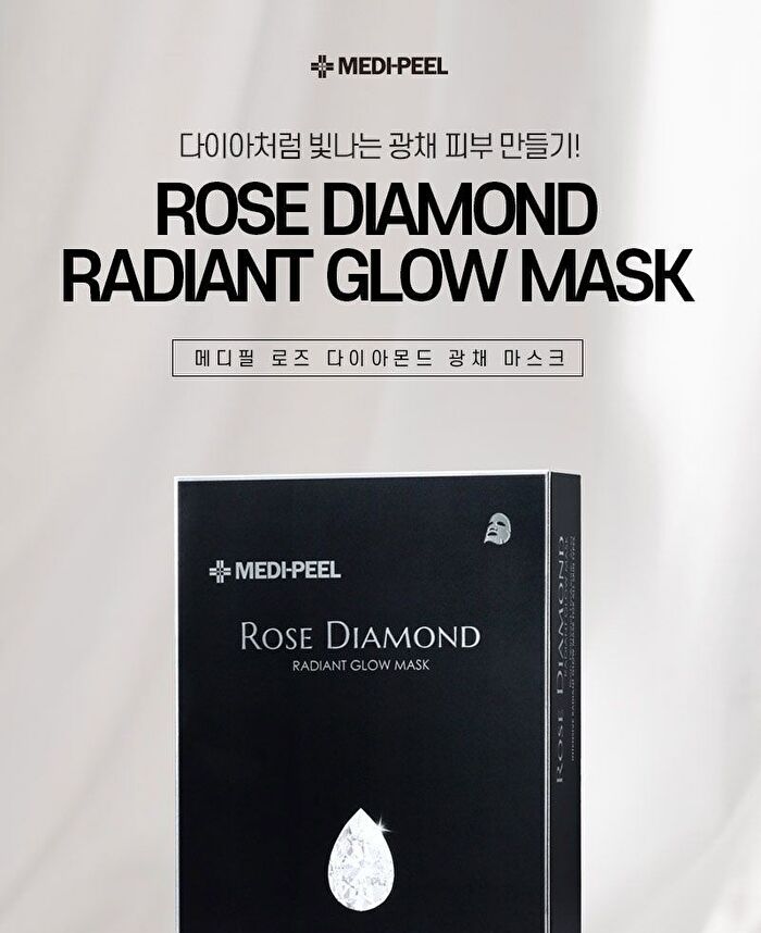 Rose Diamond Radiant Glow Mask Set - 25ml x 10 pcs