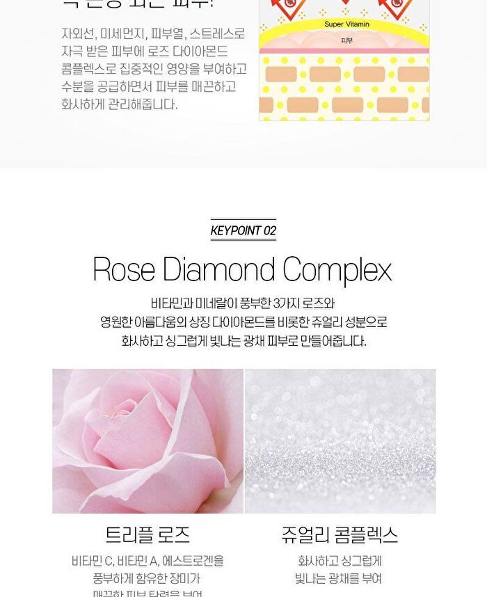 Rose Diamond Radiant Glow Mask Set - 25ml x 10 pcs