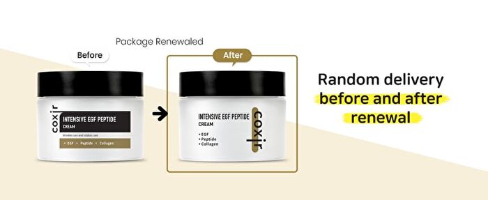 coxir Intensive EGF Peptide Cream - 2025 Version - 50ml