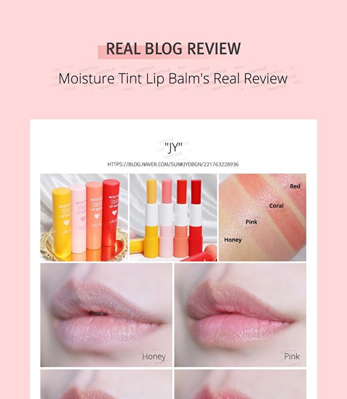 Moisture Tint Lip Balm - 4 Colors - #03 Red