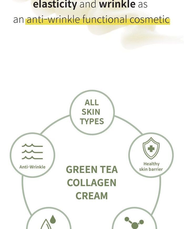 the SKIN HOUSE Green Tea Collagen Cream - 50ml
