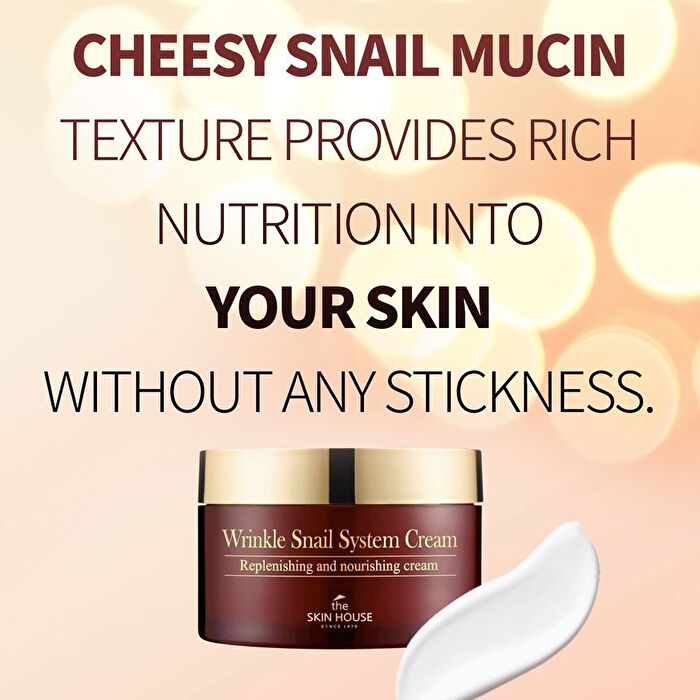 the SKIN HOUSE Wrinkle Snail System Cream JUMBO - 100ml