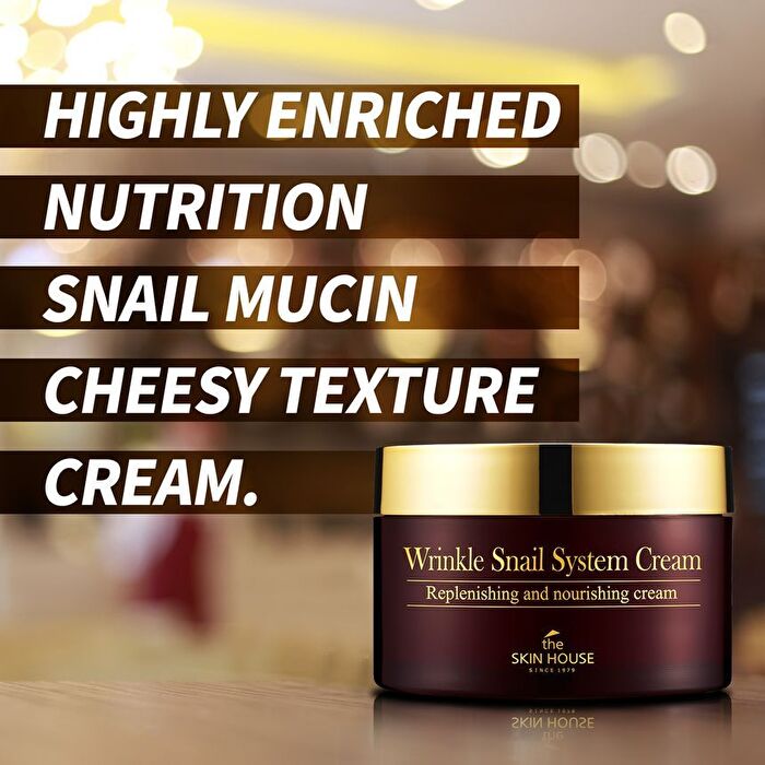 the SKIN HOUSE Wrinkle Snail System Cream JUMBO - 100ml