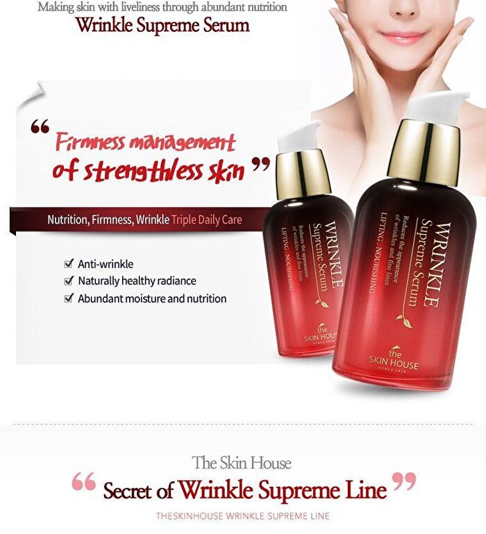 the SKIN HOUSE Wrinkle Supreme Serum - 50ml