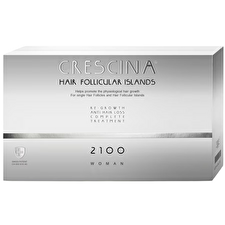 Labo Crescina Follicular Islands 2100 For Growth Stimulation Ampoules Treatment Serum For Scalp For Women 10 +10 Pcs