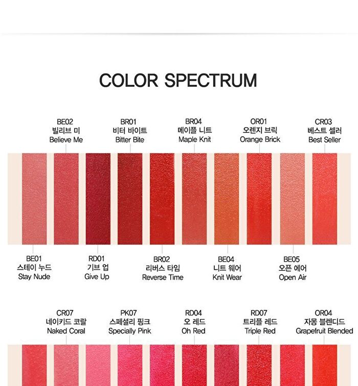 Kissholic Lipstick Matte - 20 Colors - #CR03 Best Seller